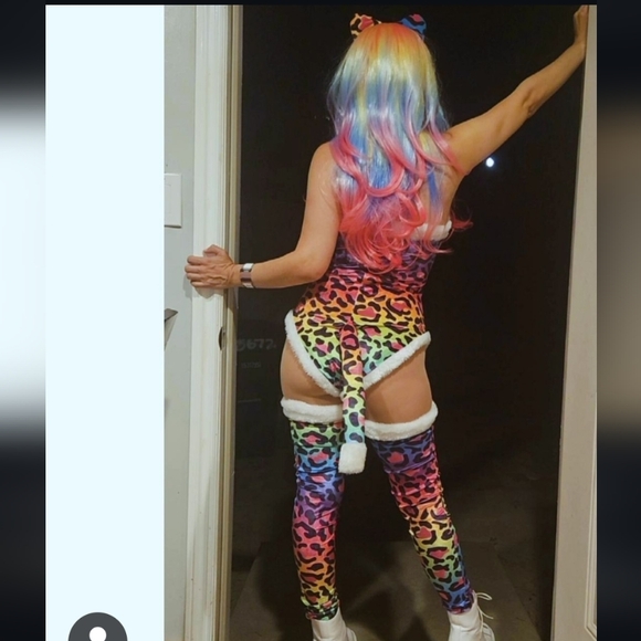 Lisa Frank Leopard look Costume - Picture 2 of 2